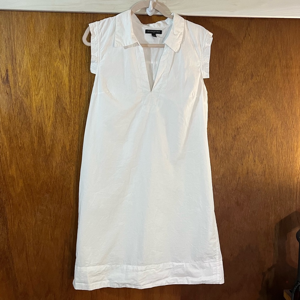 Banana Republic White Dress